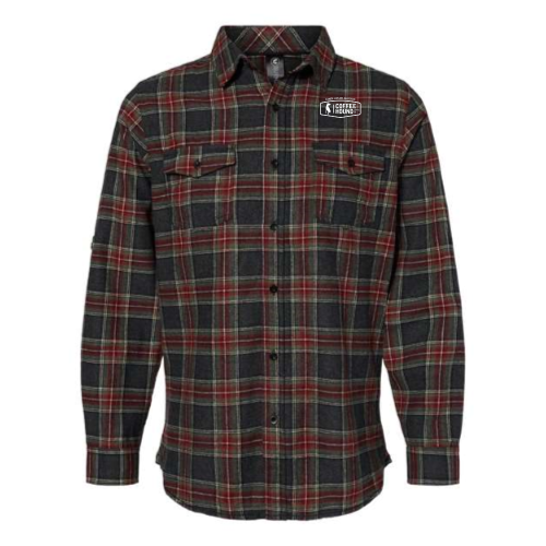 Coffee Hound - Yarn-Dyed Long Sleeve Flannel Shirt