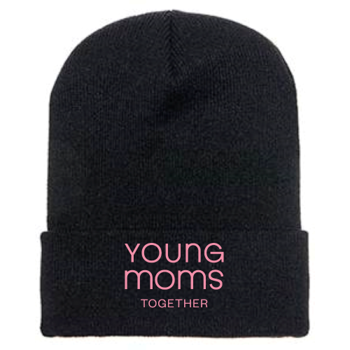 Young Moms Together - Cuffed Knit Beanie - v1