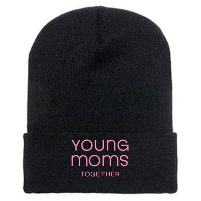 Young Moms Together - Cuffed Knit Beanie - v1