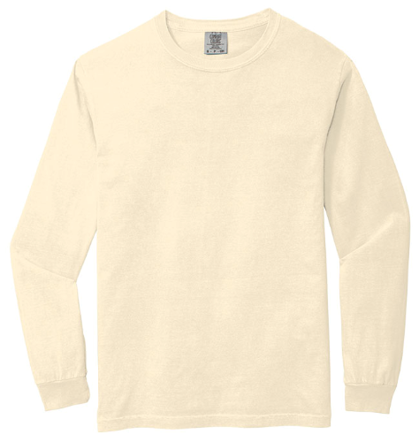 EMB Comfort Colors Garment Dyed Heavyweight Long Sleeve T-Shirt 6014