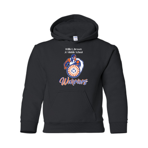 WillieBrownJr.MiddleSchool - Heavy Blend Youth Hooded Sweatshirt