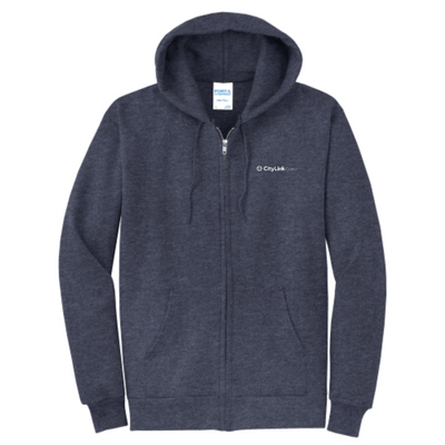 CityLinkCenter - Port & Company Classic Full-Zip Hooded Sweatshirt