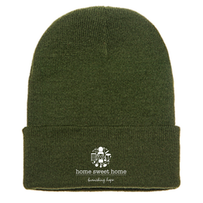 HomeSweetHome Cuffed Knit Beanie