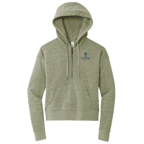 InMind Services - District Women's Perfect Tri Fleece 1/2-Zip Pullover v1