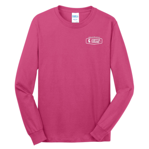 Coffee Hound - Port & Company Long Sleeve 5.4-oz. 100% Cotton T-Shirt