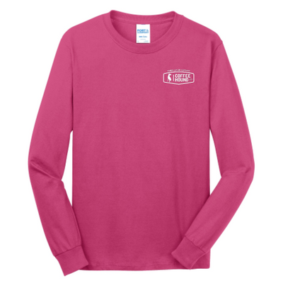 Coffee Hound - Port & Company Long Sleeve 5.4-oz. 100% Cotton T-Shirt