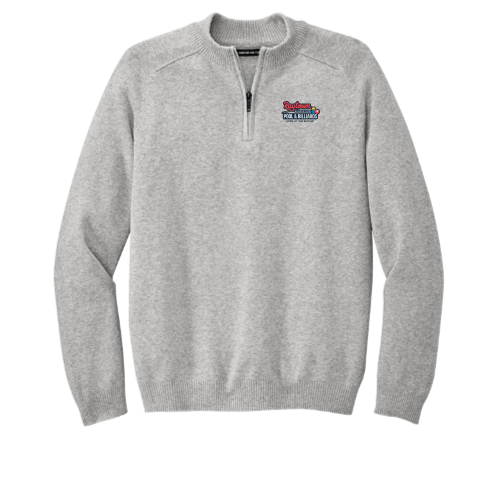 RaytownRecreationPoolAndBilliards - MercerMettle - Men's Quarter-Zip Sweater Grey