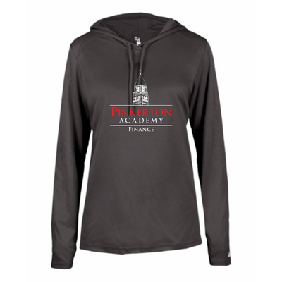 Pinkerton Finance - B-Core L/S Women's Hood Tee