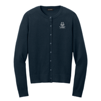 St. Anthony of Padua - Port Authority Women’s Easy Care Crewneck Cardigan Sweater Embroidery