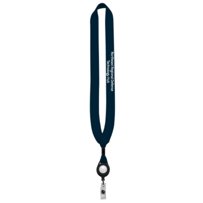 NORDTECH - 3/4 Inch Lanyard with Retractable Badge Clip