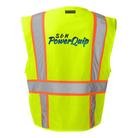 SH PowerQuip Safety Vest With Mesh Back