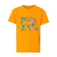 FerrisCoffee - Youth Premium Short Sleeve Crew - YOUTH - Warp Colorful