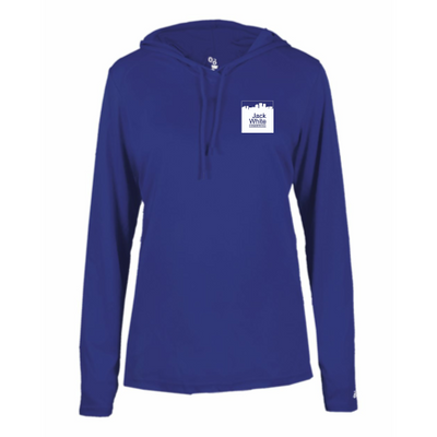 JackWhiteCommercial - B-Core L/S Women's Hood Tee