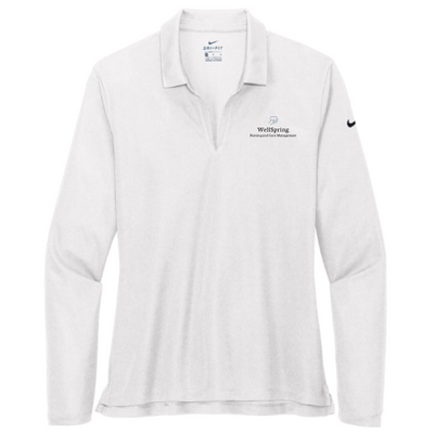Wellspring - Nike - Ladies Dri-FIT Long Sleeve Polo