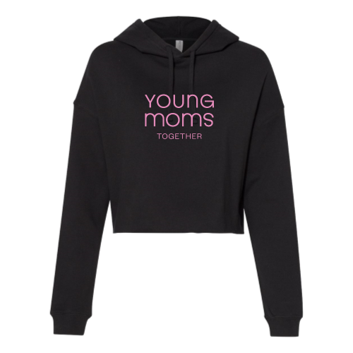 Young Moms Together - Independent Trading Women's Crop Hoodie