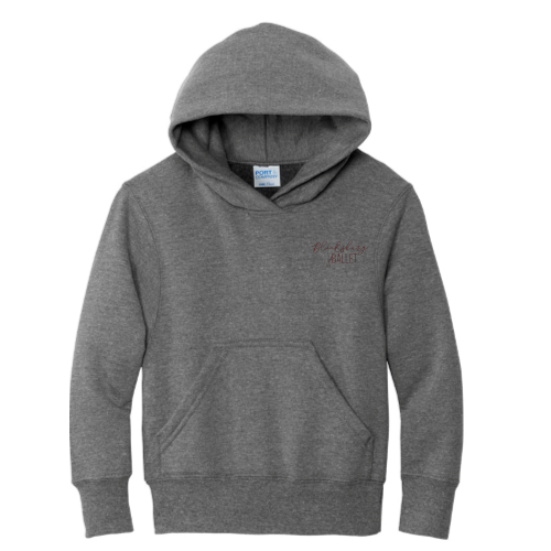 BlacksburgBallet - Port & Company Youth Pullover Hooded Sweatshirt