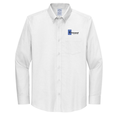 ThermalSupply - Brooks Brothers Wrinkle-Free Stretch Nailhead Shirt - White