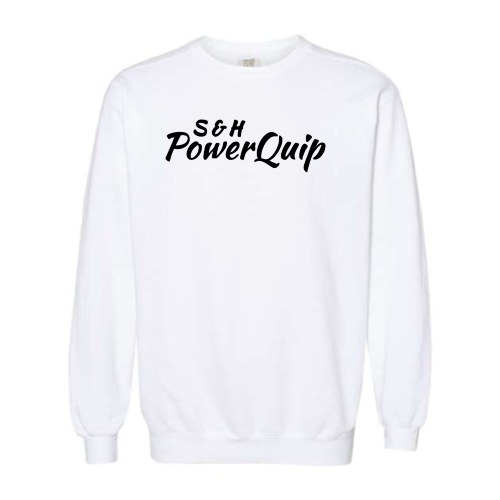 S&HPowerquip - Pigment-Dyed Crewneck Sweatshirt