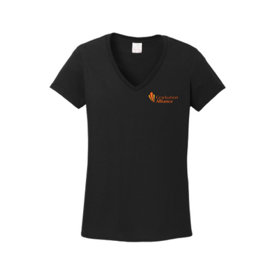 GraduationAlliance - Gildan Ladies Heavy Cotton 100% Cotton V-Neck T-Shirt