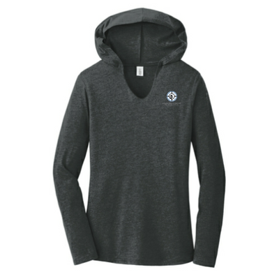 Charleston Veterinary - District Made Ladies Perfect Tri Long Sleeve Hoodie
