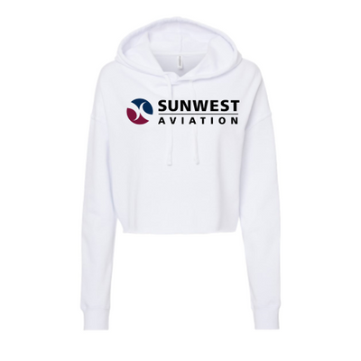 Sunwest Aviation - Independent Trading  Women's Crop Hoodie
