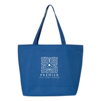 PremierEyeCareGroup - 24.5L Canvas Zippered Tote v1