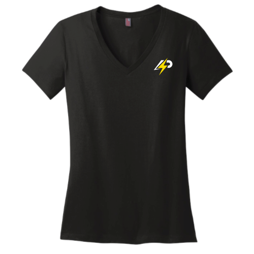 Powersolsolar - District Made Ladies Perfect Weight V-Neck Tee