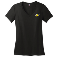 Powersolsolar - District Made Ladies Perfect Weight V-Neck Tee