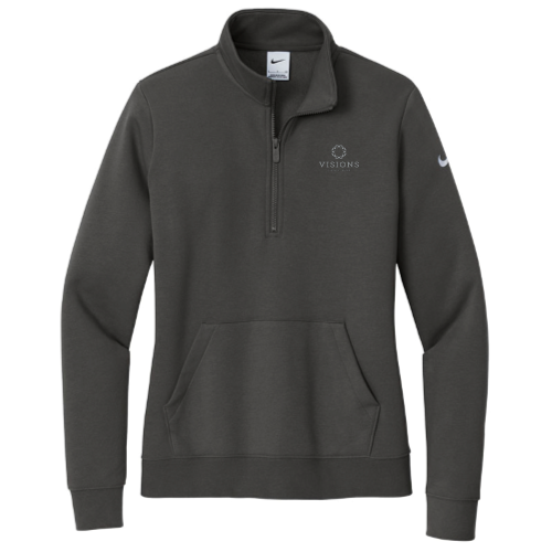 SDVisions - Nike Ladies Club Fleece Sleeve Swoosh 1/2-Zip "Therapy Center"