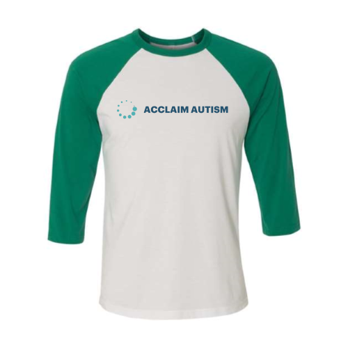 AcclaimAutism - Three Quarter Sleeve Baseball Tee