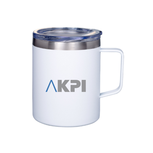 AgencyKPI - Prime Line 12oz Vacuum Insulated Stainless Steel Coffee Mug
