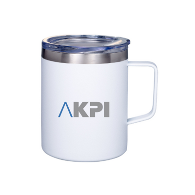 AgencyKPI - Prime Line 12oz Vacuum Insulated Stainless Steel Coffee Mug