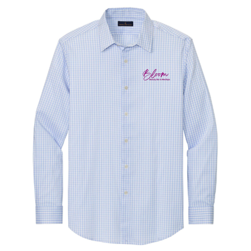 BloomBeautyBar&Medispa - BrooksBrothers - Men's Tech Stretch Pattern Shirt