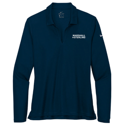 Marshall Sterling Ladies Long Sleeve Dri Fit Polo