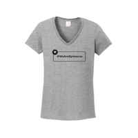 Syniverse - Gildan Ladies Heavy Cotton 100% Cotton V-neck T-Shirt v3