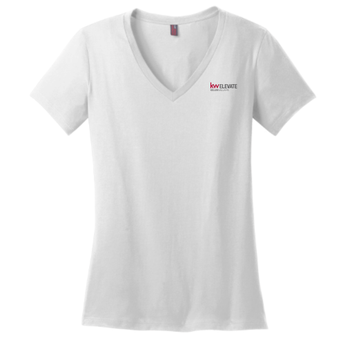 KWElevate - District Made Ladies Perfect Weight V-Neck Tee