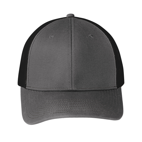 PRINTED Port Authority Snapback Trucker Cap C402