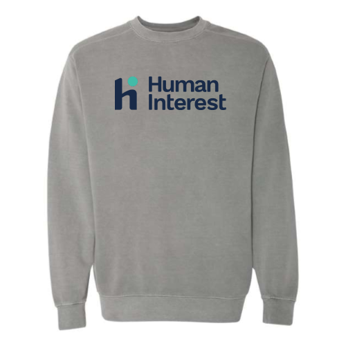 humaninterest - Pigment-Dyed Crewneck Sweatshirt