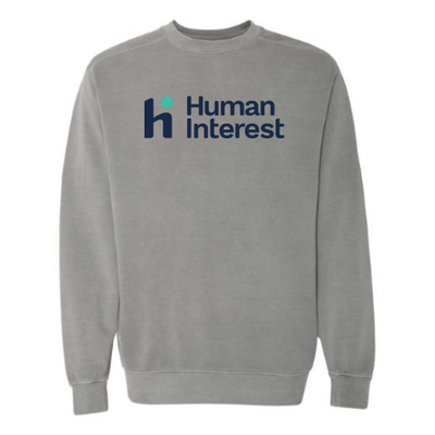 humaninterest - Pigment-Dyed Crewneck Sweatshirt