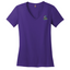 MilesForMigraine - District Made Ladies Perfect Weight V-Neck Tee