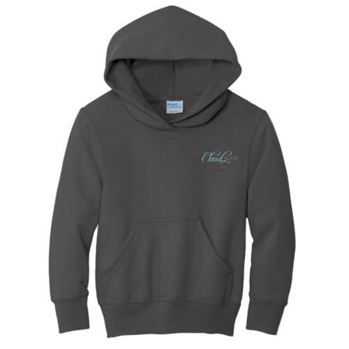 Cloud Nine Peoria - Port & Company Youth Pullover Hooded Sweatshirt