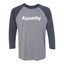 NBS - Next Level Unisex Triblend Three-Quarter Raglan T-Shirt v2
