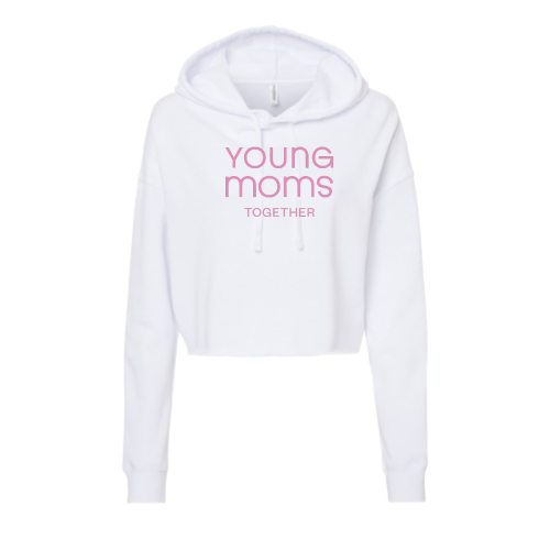 Young Moms Together - Independent Trading Women's Crop Hoodie