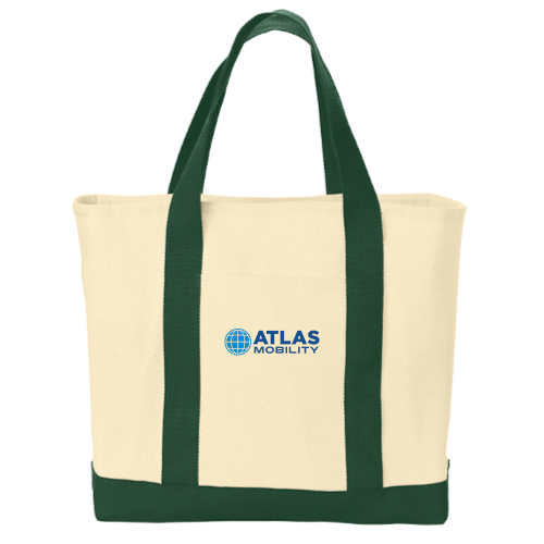 Atlas Lift Tech Sample Store - Port & Company 2 Tone Shopping Tote v1