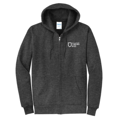 FindingKids - Port & Company Classic Full-Zip Hooded Sweatshirt