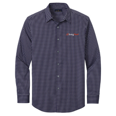 BMGFleetInstallations - Brooks Brothers Tech Stretch Patterned Shirt (BMGFleet)