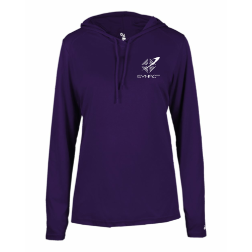 SYNACT - B-Core L/S Women's Hood Tee