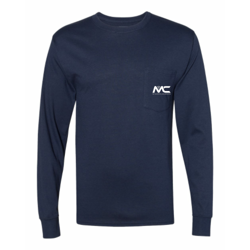 M-Comm - Workwear Long Sleeve Pocket T-Shirt