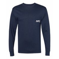 M-Comm - Workwear Long Sleeve Pocket T-Shirt