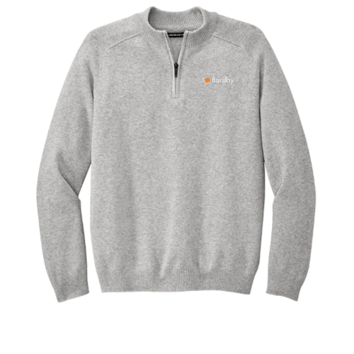 Barclay Mercer+Mettle 1/4-Zip Sweater - Grey